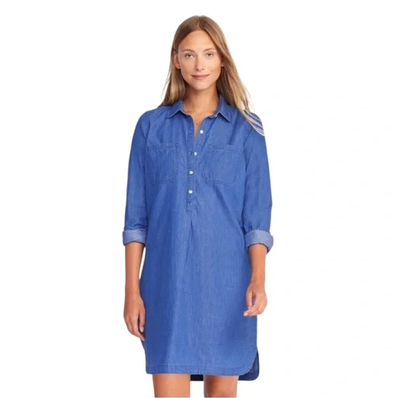 Old Navy denim chambray shirt dress - Picture 1 of 15